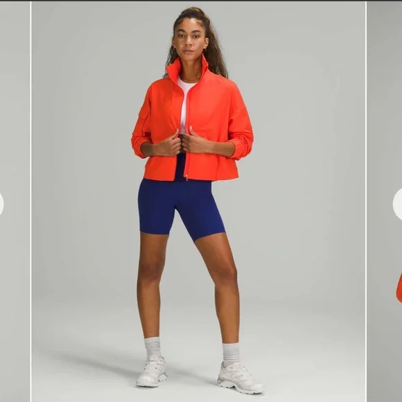NWT Lululemon Cinched Hem Jacket Autumn Red Size
XS/S Anorak Cropped Windbreaker - Picture 5 of 13